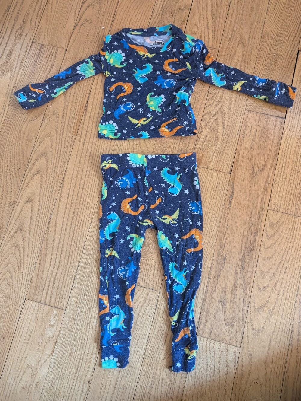 Dinosaurs In space 2 Piece Pajama Set